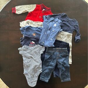 Carter's 9 Month Bundle Baby Clothing with 10 pieces